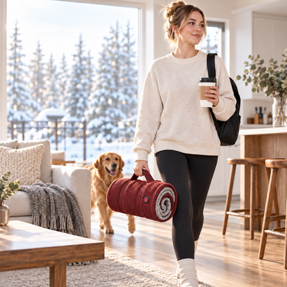 ⏰ LAST DAY 50% OFF 🔥 Wearable Heated Blanket – Cozy Hands-Free Warmth