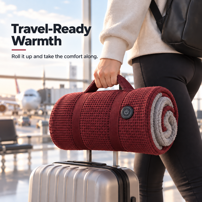 ⏰ LAST DAY 50% OFF 🔥 Wearable Heated Blanket – Cozy Hands-Free Warmth