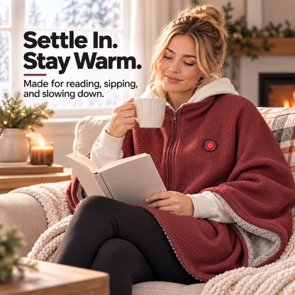 ⏰ LAST DAY 50% OFF 🔥 Wearable Heated Blanket – Cozy Hands-Free Warmth