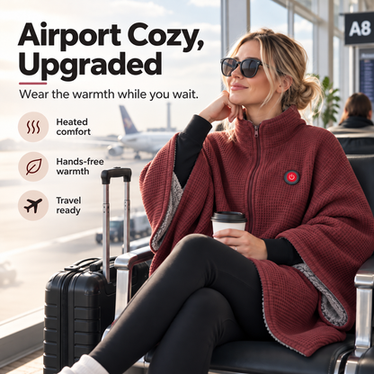 ⏰ LAST DAY 50% OFF 🔥 Wearable Heated Blanket – Cozy Hands-Free Warmth