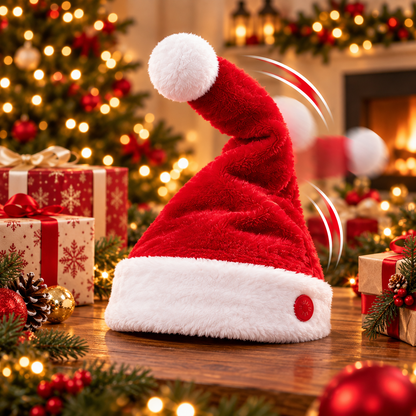🎅 Animated Santa Party Hat – One Button, Instant Christmas Chaos 😂