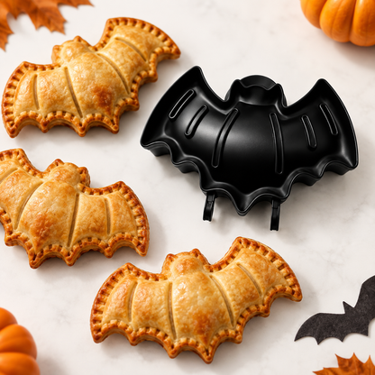 🎃 3-Pack Halloween Hand Pie Molds – Pumpkin, Ghost & Bat Press & Seal Pie Makers