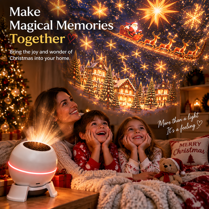 🎄Last Day 45% OFF🎅 Christmas Magic Projection Light – Bring Holiday Scenes to Life