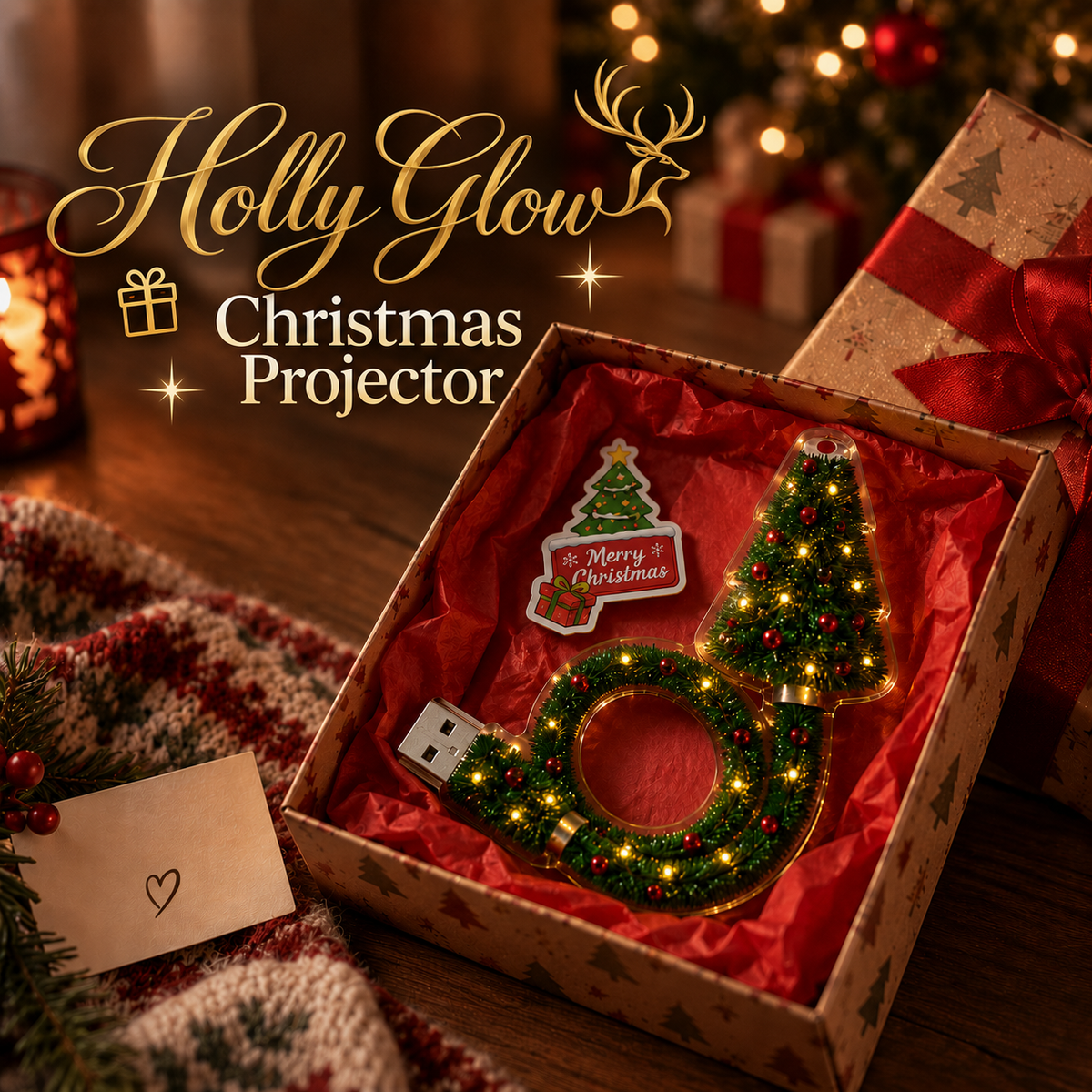 Christmas Projector LED Lights for Ceiling & Wall Buy 2 Free Shipping