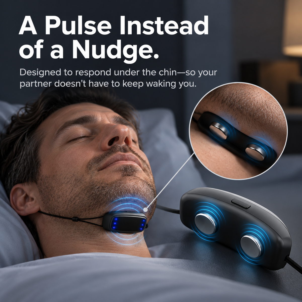 💤 Limited Time Offer😴 Smart Throat Pulse Massager✨ Snoring Relief & Better Sleep